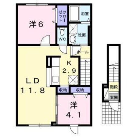 リシェル4の物件間取画像